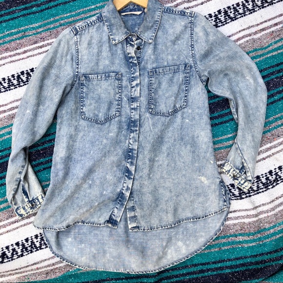 soft surroundings denim shirt